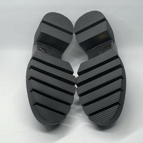 Stuart Weitzman Metallic Leather Lug-Sole Loafers size 8.5 - Picture 11 of 12